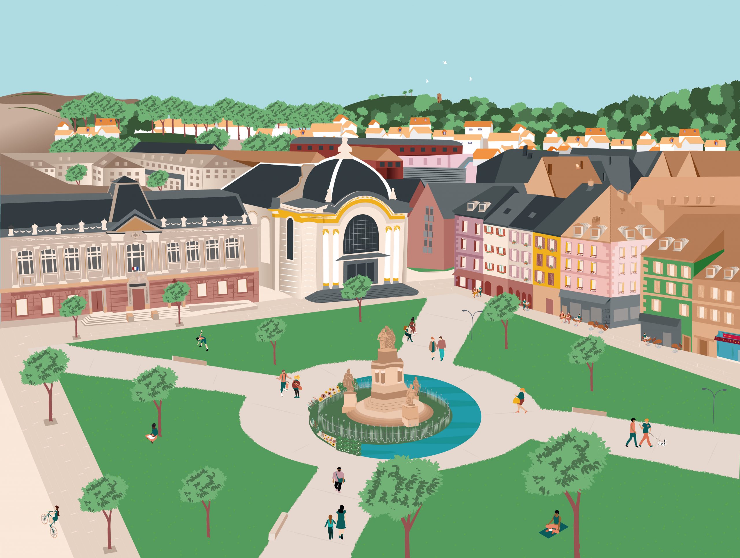 Pl. de la République - Belfort