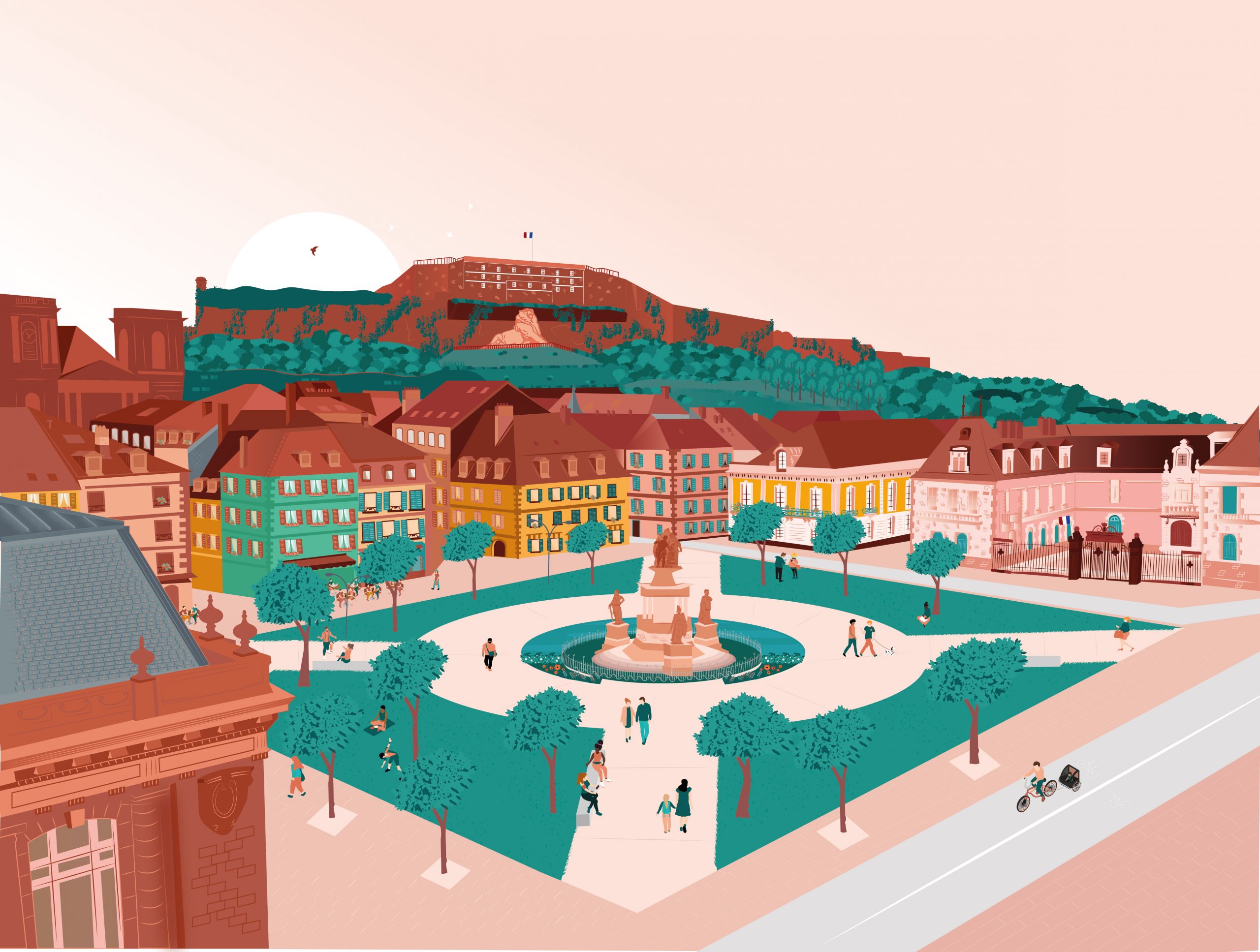 Pl. de la République - Belfort